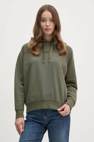 Толстовка FELICITY HOODIE Pepe Jeans, зеленый
