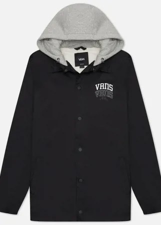 Мужская куртка ветровка Vans Riley New Varsity, цвет чёрный, размер M