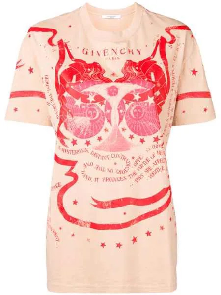 Givenchy футболка с принтом Gemini