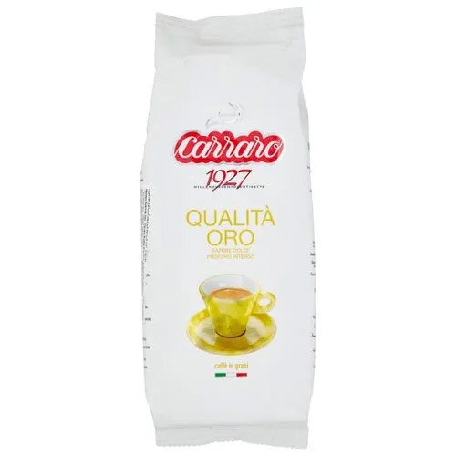 Кофе в зернах Carraro Qualita Oro, арабика/робуста, 500 г
