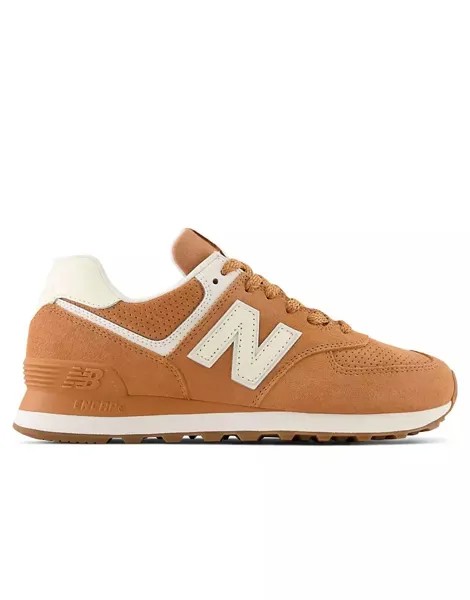 Кеды New Balance 574 цвета сепия, сепия