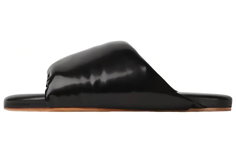 Шлепанцы мужские черные Bottega Veneta