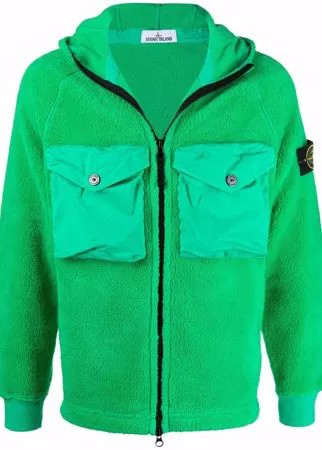 Stone Island бомбер из шерпы