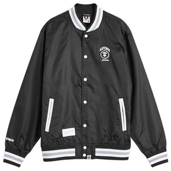 Спортивная куртка Aape Logo Varsity, черный