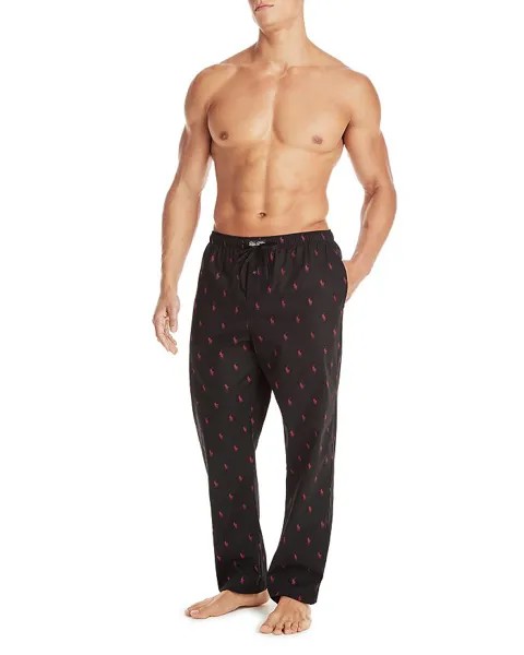 Пижамные штаны с принтом пони по всей поверхности Polo Ralph Lauren