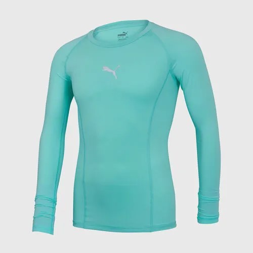 Лонгслив PUMA Белье футболка Puma Liga Baselayer Tee 65592069, размер M, голубой