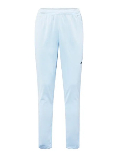 Обычные тренировочные брюки ADIDAS PERFORMANCE Train Essentials Seasonal, ночной синий/опал