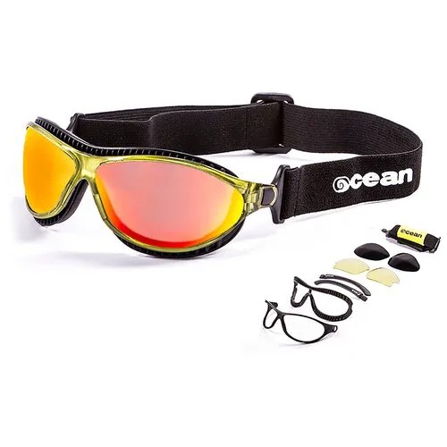 Солнцезащитные очки OCEAN OCEAN Tierra de fuego Transparent Green / Revo Orange Polarized lenses, зеленый