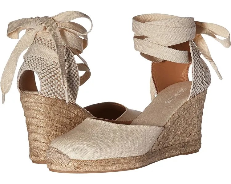 Туфли Soludos Classic Tall Wedge, слоновая кость