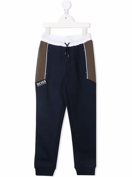 BOSS Kidswear спортивные брюки с логотипом