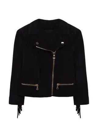 Замшевая куртка Balmain