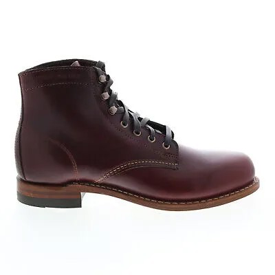 Wolverine 1000 Mile Plain Toe Boot W00137 Мужские бордовые повседневные модельные ботинки 7