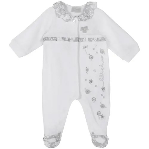 Комбинезон для новорожденнных CHICCO, модель 02075, белый 033, размер 062