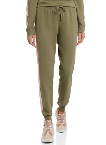 Спортивные брюки женские oodji 16701097B зеленые XS