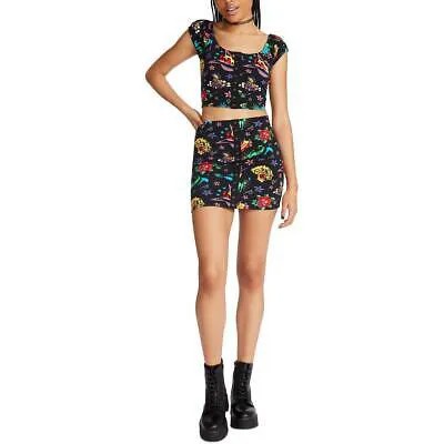 Женская дневная мини-юбка Betsey Johnson с принтом BHFO 3761
