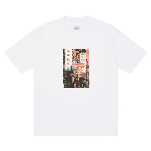 Футболка Palace Downtown T-Shirt 'White', белый