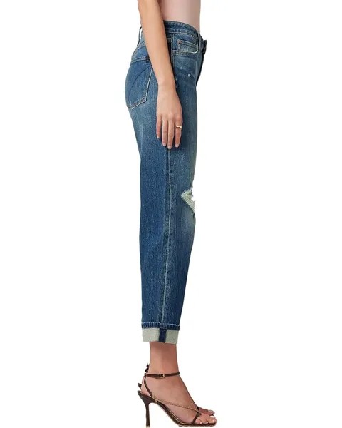 Джинсы Joe's Jeans The Niki Cuffed with Back Arc, цвет Burden Destruct