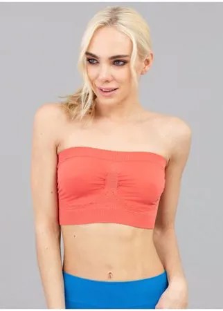 Топ Giulia BANDEAU размер S/M, burnt coral (Коралловый)