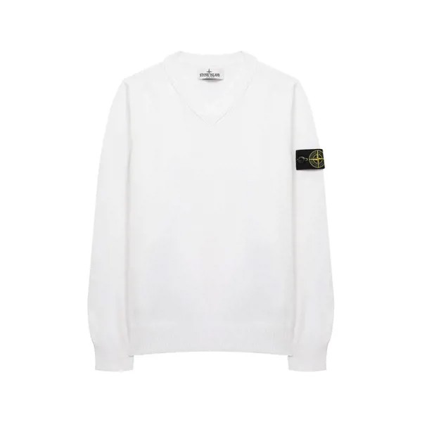 Хлопковый пуловер Stone Island