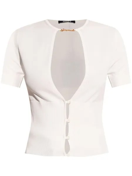 Jacquemus le Haut Pralù топ, белый