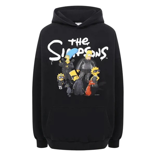 Хлопковое худи Balenciaga x The Simpsons Balenciaga