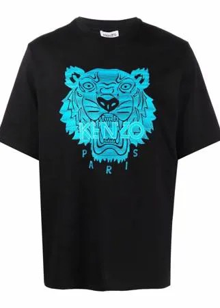 Kenzo embroidered Tiger-logo T-shirt