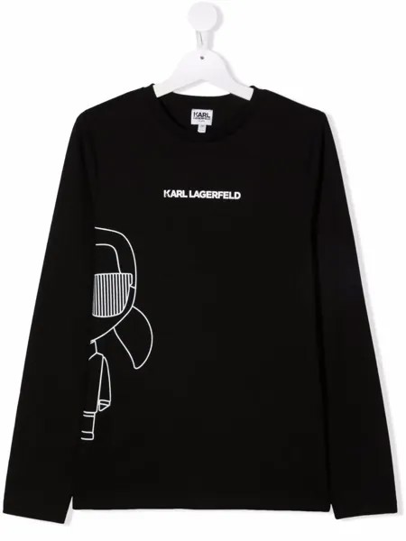Karl Lagerfeld Kids толстовка с логотипом