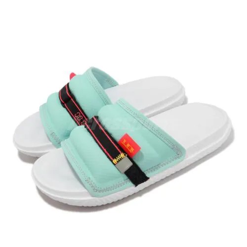 Nike Jordan Super Play Slide Island Зеленые белые мужские сандалии Тапочки FJ7686-381