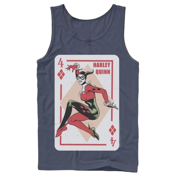 Мужская майка с игральными картами DC Comics Harley Quinn