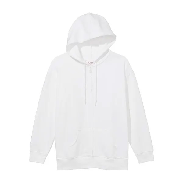 Толстовка Victoria's Secret Cotton Fleece Full-Zip, белый