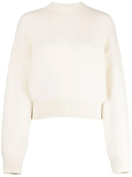 Jacquemus джемпер с логотипом, нейтральный цвет