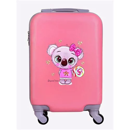 BEYOND TIME V417 розовый чемодан детский Коала