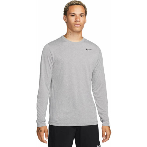 Лонгслив спортивный NIKE Nike Dri-FIT Legend Long-Sleeve Fitness Top, размер L, , серый