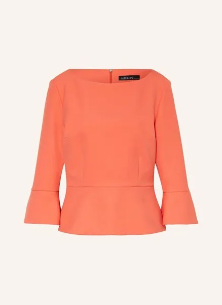 Блузка-рубашка с рукавами 3/4 MARC CAIN, цвет 223 bright tomato