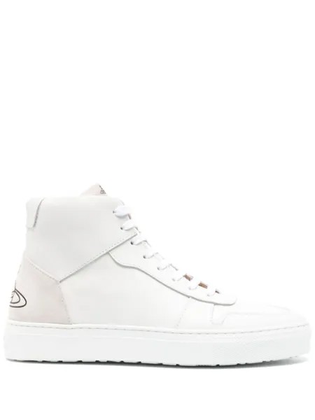 Vivienne Westwood высокие кеды Orb, белый