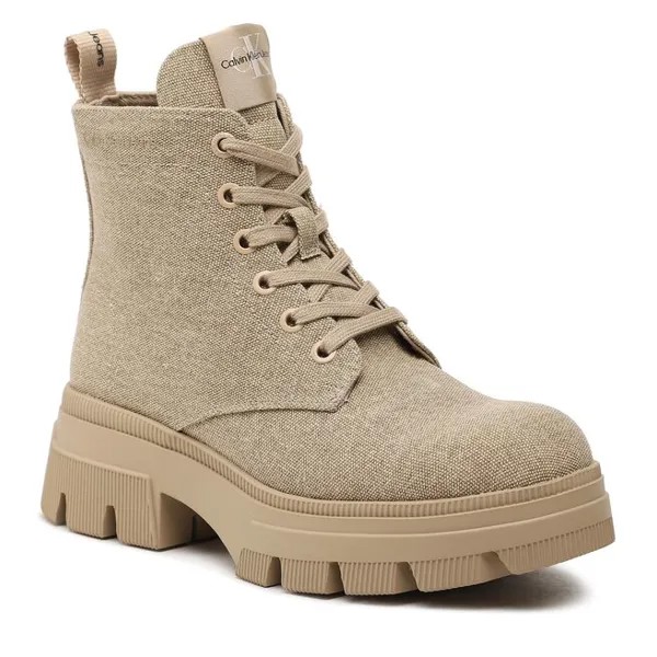 Ботинки Calvin Klein Jeans ChunkyCombat Laceup, бежевый