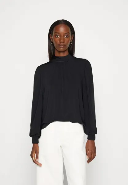 Блузка SLFSAYA HIGH NECK Selected Femme, цвет black
