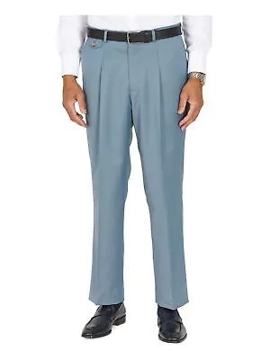 Мужской синий эластичный костюм TAYION BY MONTEE HOLLAND с отдельными брюками W32/ L30