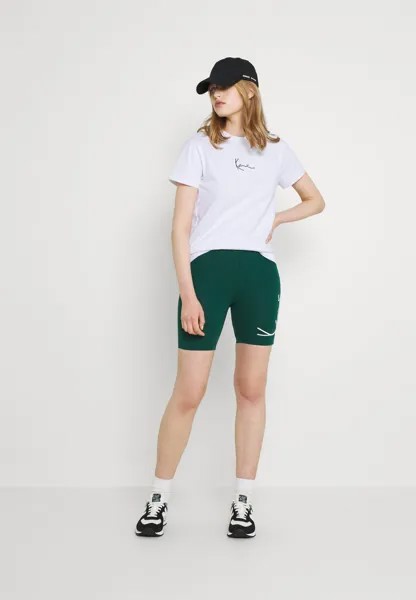 Футболка с набивным рисунком Small Signature Tee Karl Kani, белая