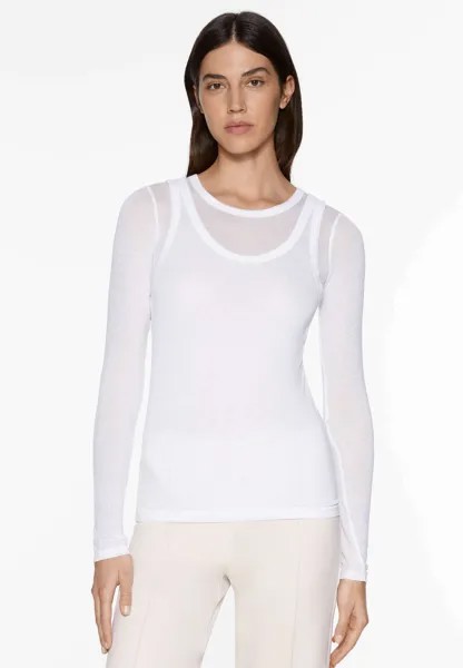 Вязаный свитер EXTRA-FINE DOUBLE OYSHO, цвет white