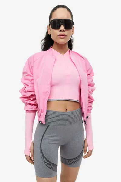 Спортивные шорты drymove seamless shaping H&M, серый