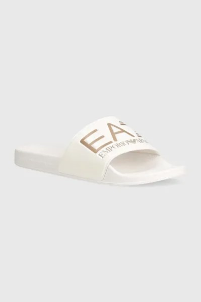 Шлепки EA7 Emporio Armani, белый