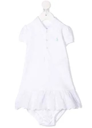 Ralph Lauren Kids ромпер Polo Pony с оборками