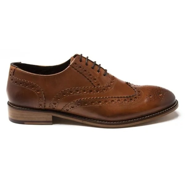 Туфли-Броги в стиле Гэтсби London Brogues, коричневый