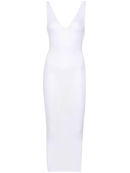 Maison Close платье La Femme Amazone с открытой спиной, белый
