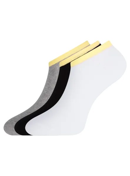 Комплект носков женских oodji 57102602T3 разноцветных 35-37