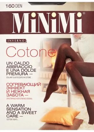 Колготки MiNiMi Cotone 160 den, размер 4-L, moka (коричневый)