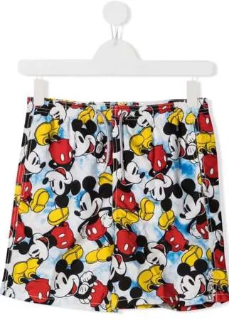MC2 Saint Barth Kids плавки-шорты с принтом Mickey