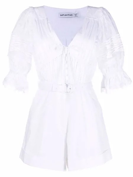 Self-Portrait JUMPSUIT COTTON LACE