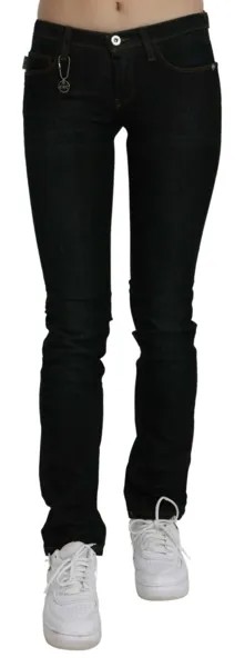 CNC COSTUME NATIONAL Джинсы Хлопковые черные джинсы скинни со средней талией s. W24 Рекомендуемая розничная цена 260 долларов США.